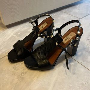 Valentino Black Studded Women's Heels